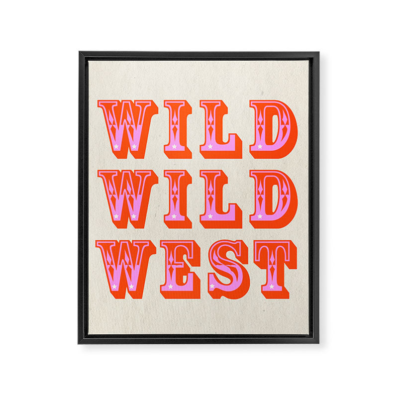 WILD WILD WEST Framed Canvas Print Gallery Image 8