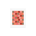 Winter Quilt Pattern no2 Art Print Gallery Image 1