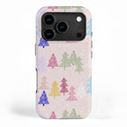 Xmas forrest pattern iPhone Case Gallery Image 1