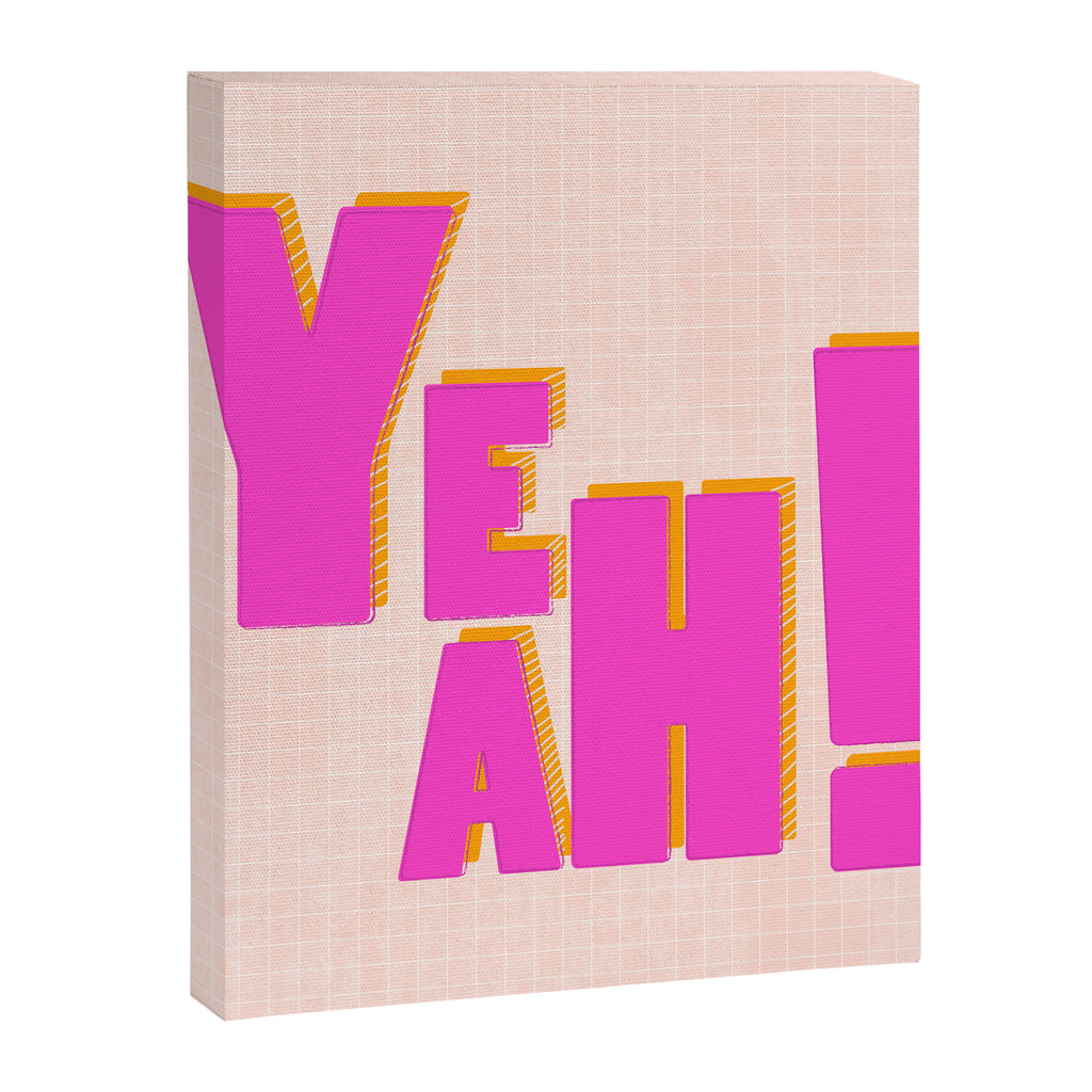 YEAH! Canvas Print Gallery Image 8