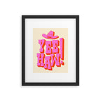 Yee Haw! Fun Cowboy Art Framed Art Print Gallery Image 5