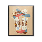 Yeehaw! Cowboy Boots Framed Canvas Print Gallery Image 8