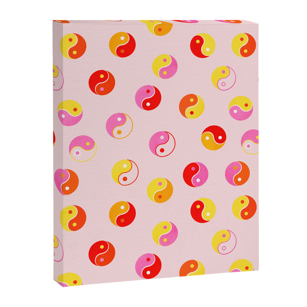 Ying Yang Bright Pattern Canvas Print Gallery Image 8