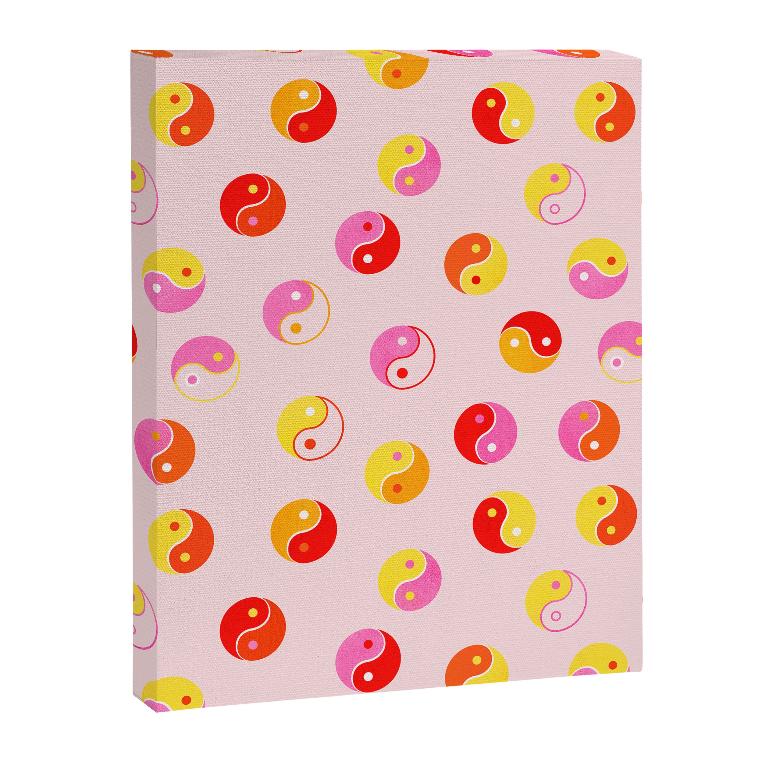 Ying Yang Bright Pattern Canvas Print Gallery Image 8