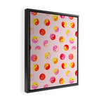 Ying Yang Bright Pattern Framed Canvas Print Gallery Image 2