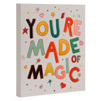You Are Made Of Magic - colorful letters Canvas Print Gallery Image 3