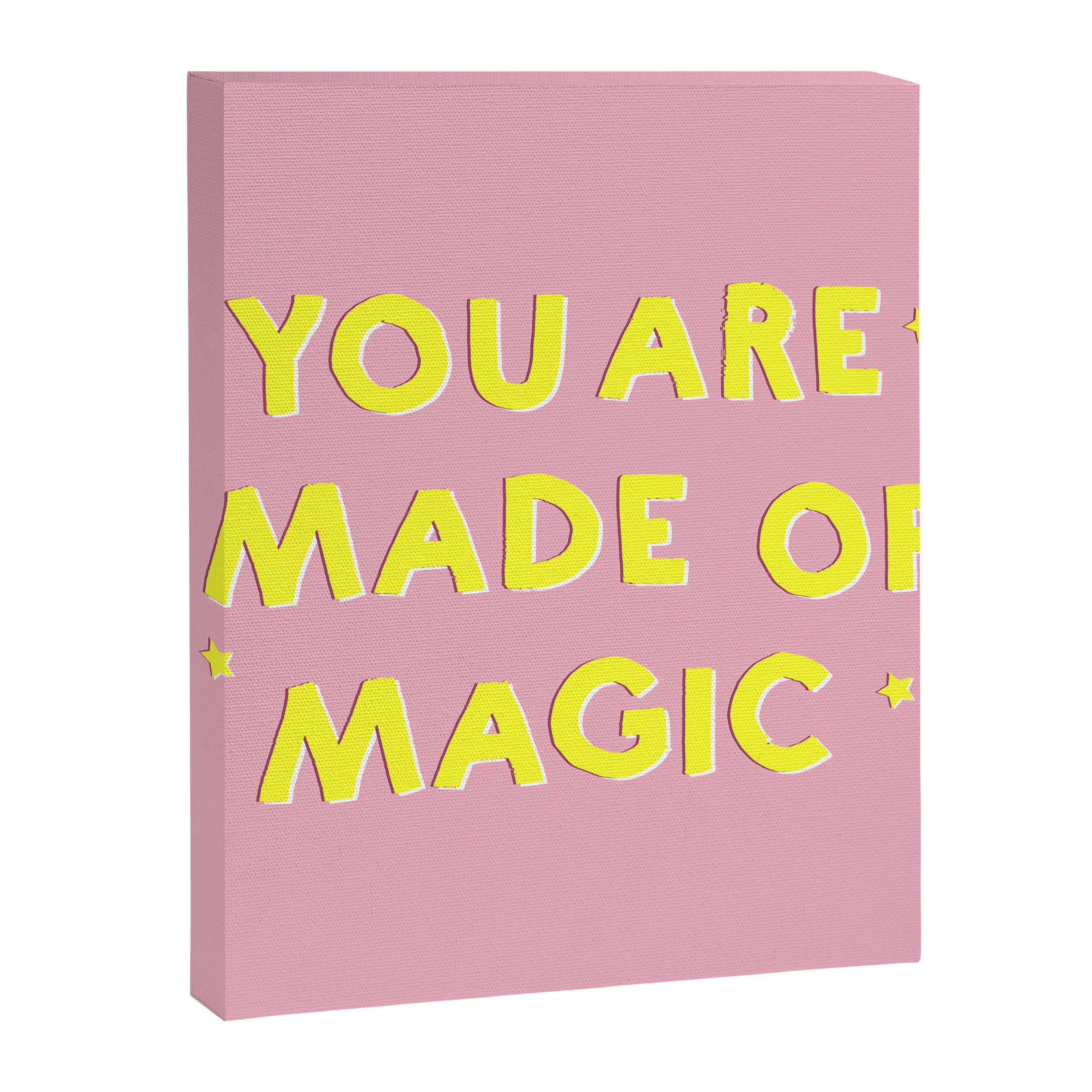 YOU ARE MADE OF MAGIC - typography Canvas Print Gallery Image 8