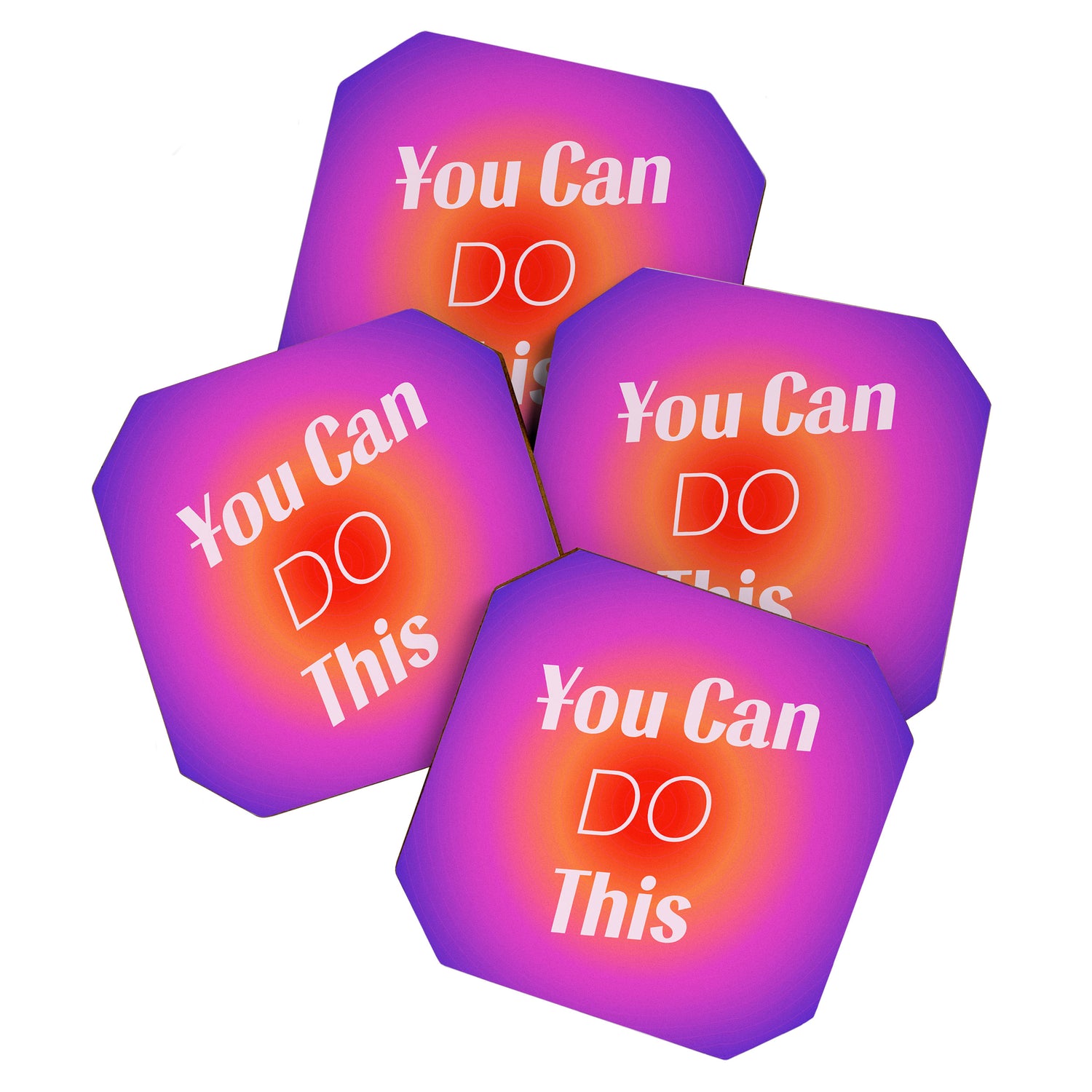 You Can Do This - Gradient Inspirational Quotes Coaster Gallery Image 1