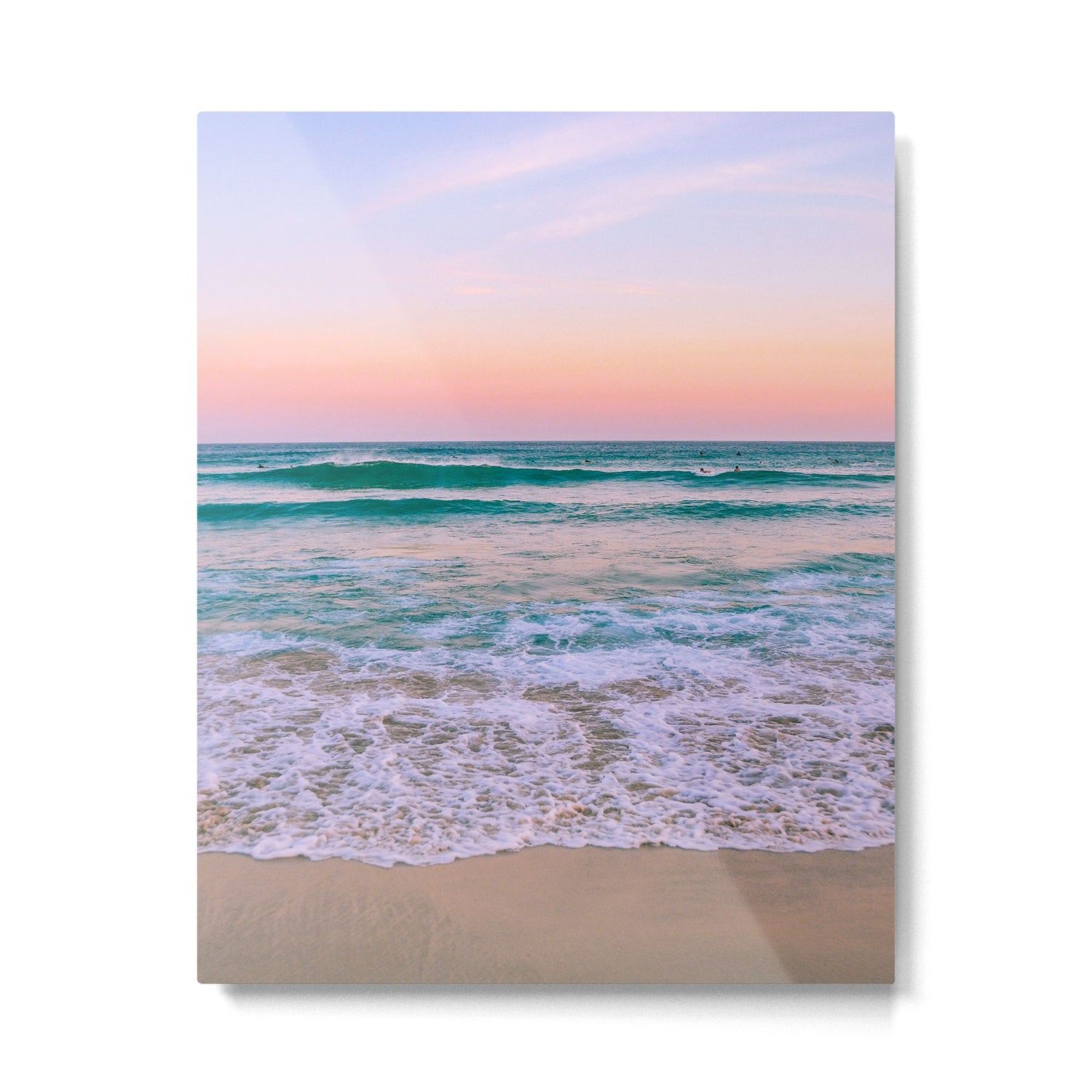 Ocean and Sunset Needed Metal Print Gallery Image 6