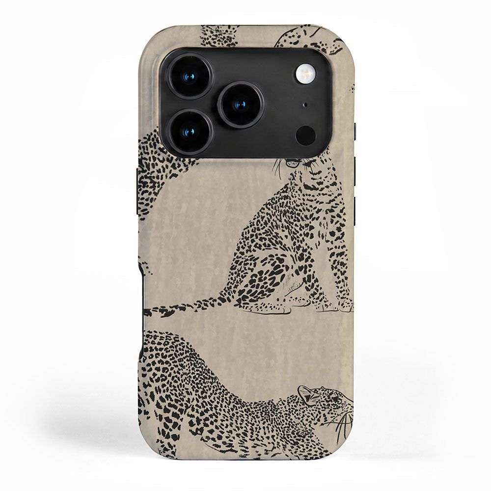 tan leopard pattern iPhone Case Gallery Image 1