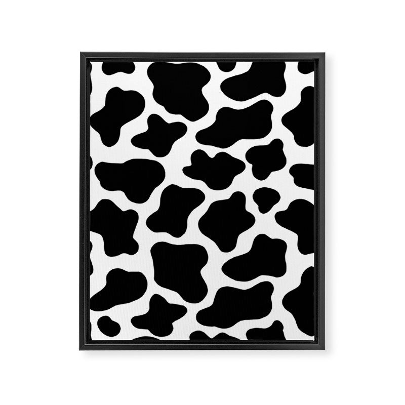 Cow Print Framed Canvas Print Gallery Image 8