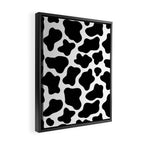 Cow Print Framed Canvas Print Gallery Image 2