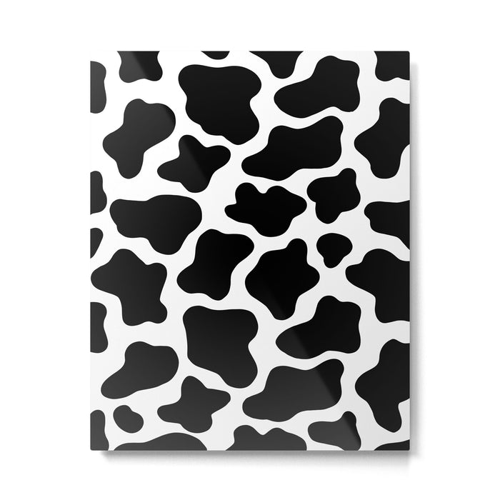 Cow Print Metal Print Gallery Image 1
