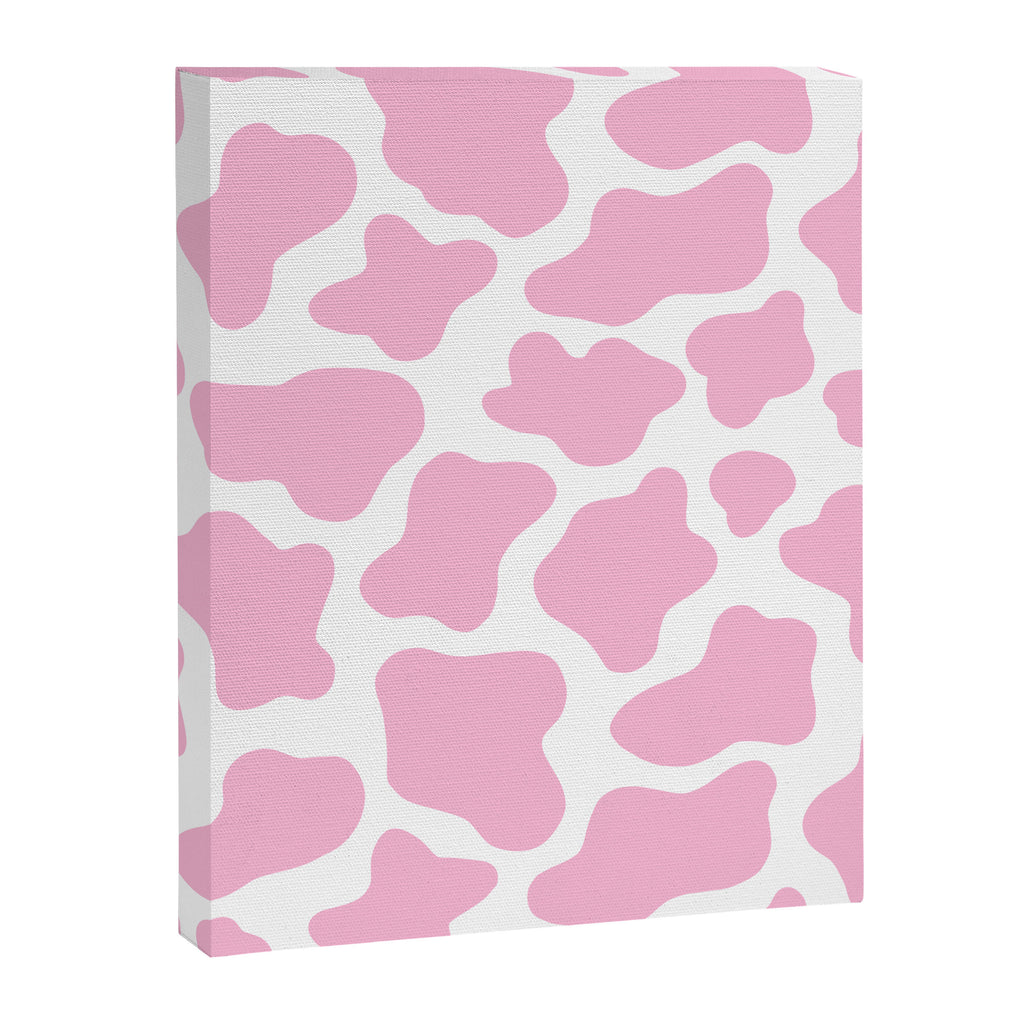 Pink Cow Print Canvas Print Gallery Image 8