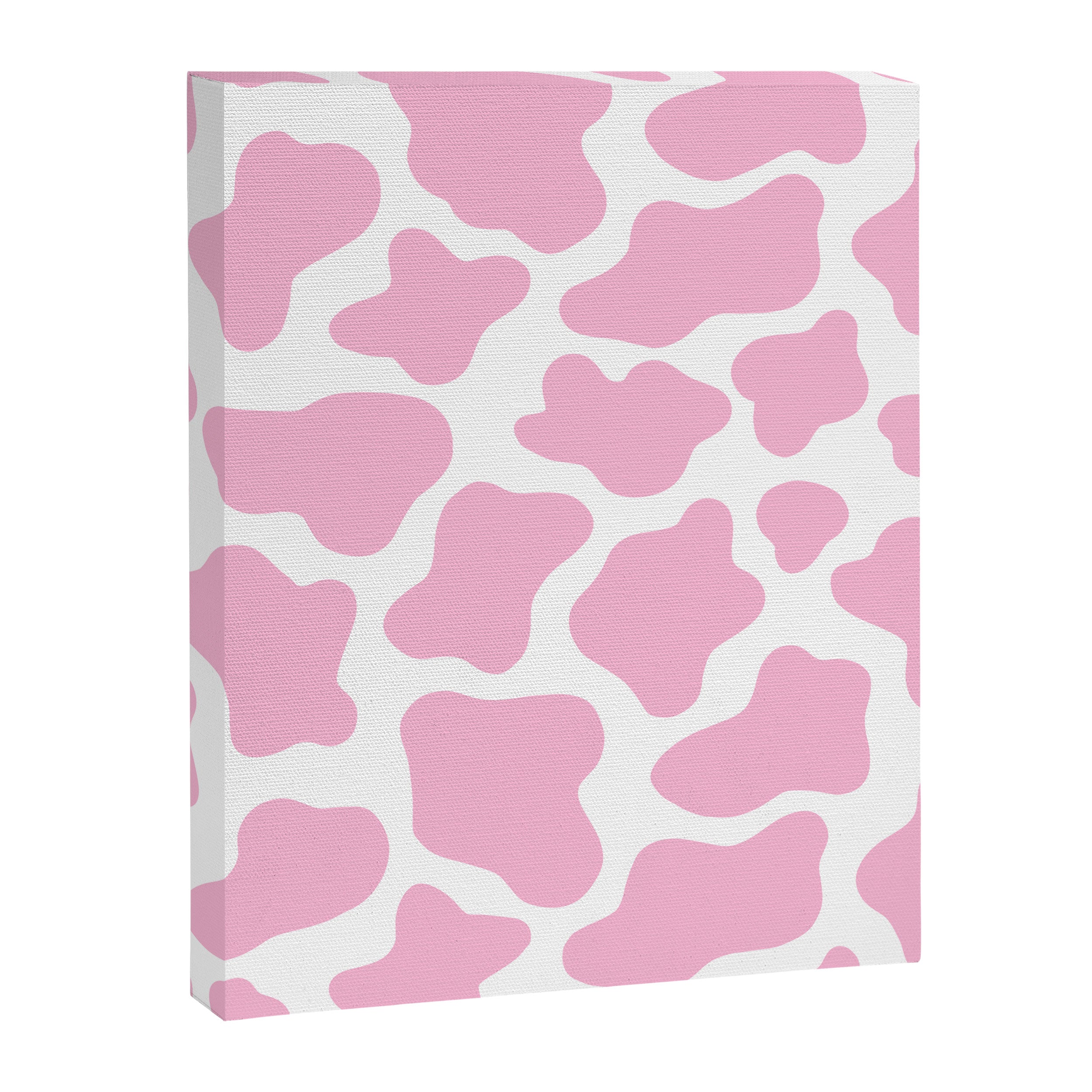 Pink Cow Print Canvas Print Gallery Image 8