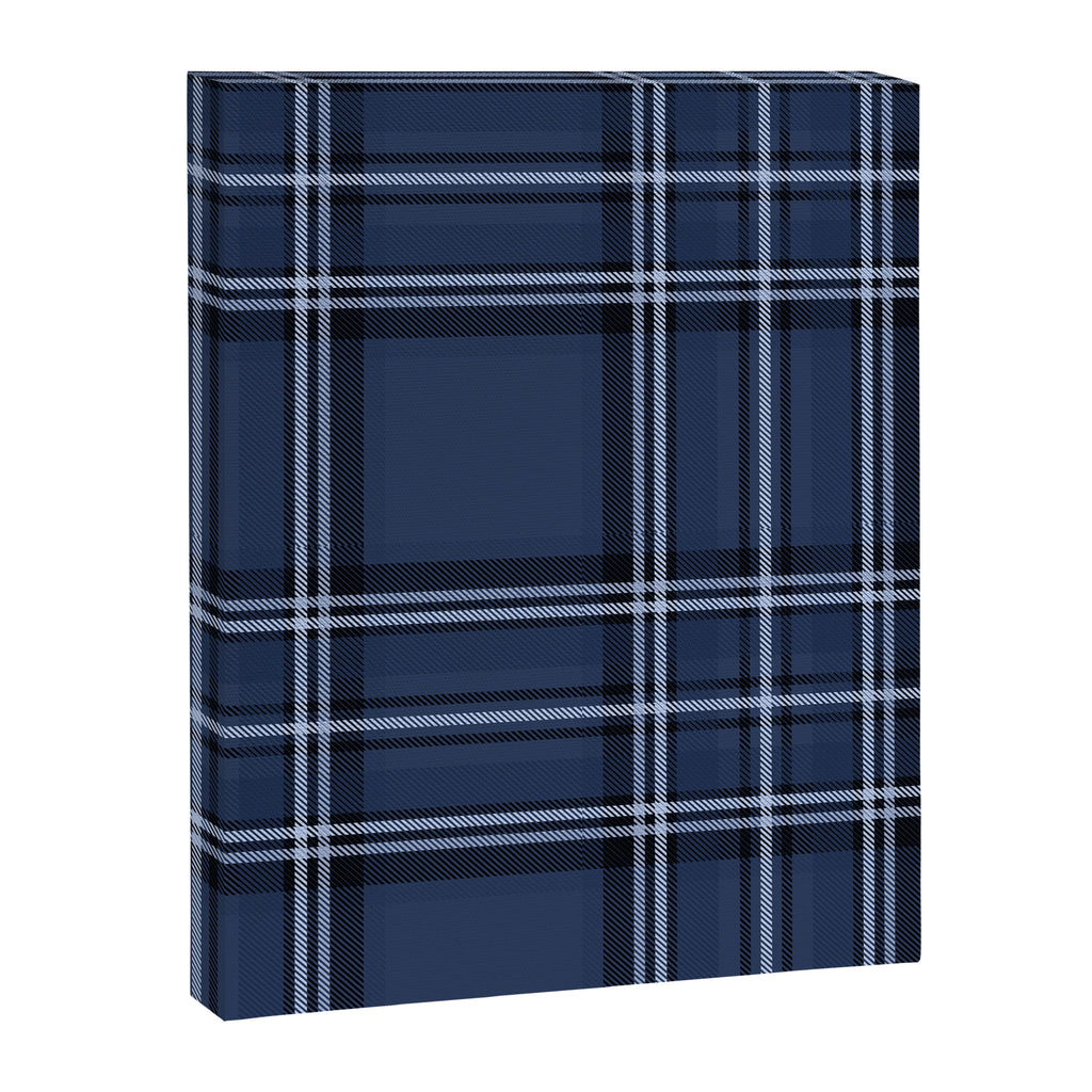 Scottish Blue Tartan Canvas Print Gallery Image 8