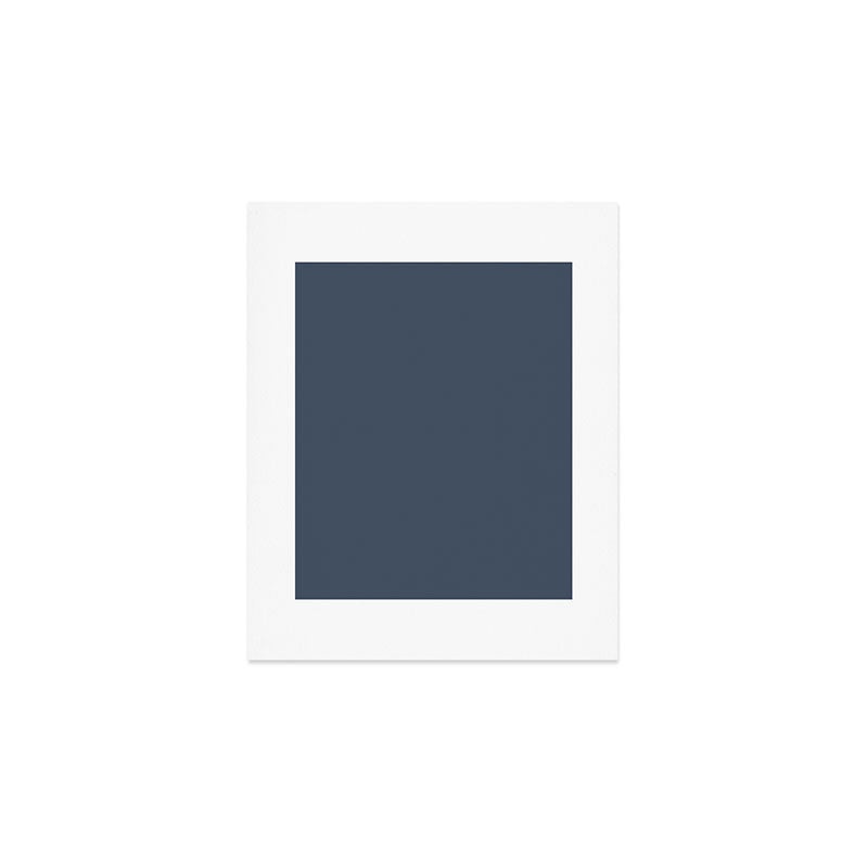 Dark Slate Blue Gray Art Print Gallery Image 1
