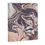 Liquid Rose Gold Violet and Marble Canvas Print Gallery Image 8
