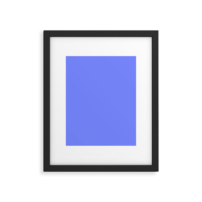Periwinkle Blue Framed Art Print Gallery Image 1