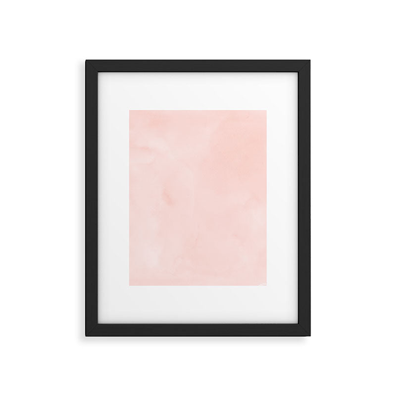 Seashell Pink Watercolor Framed Art Print Gallery Image 6