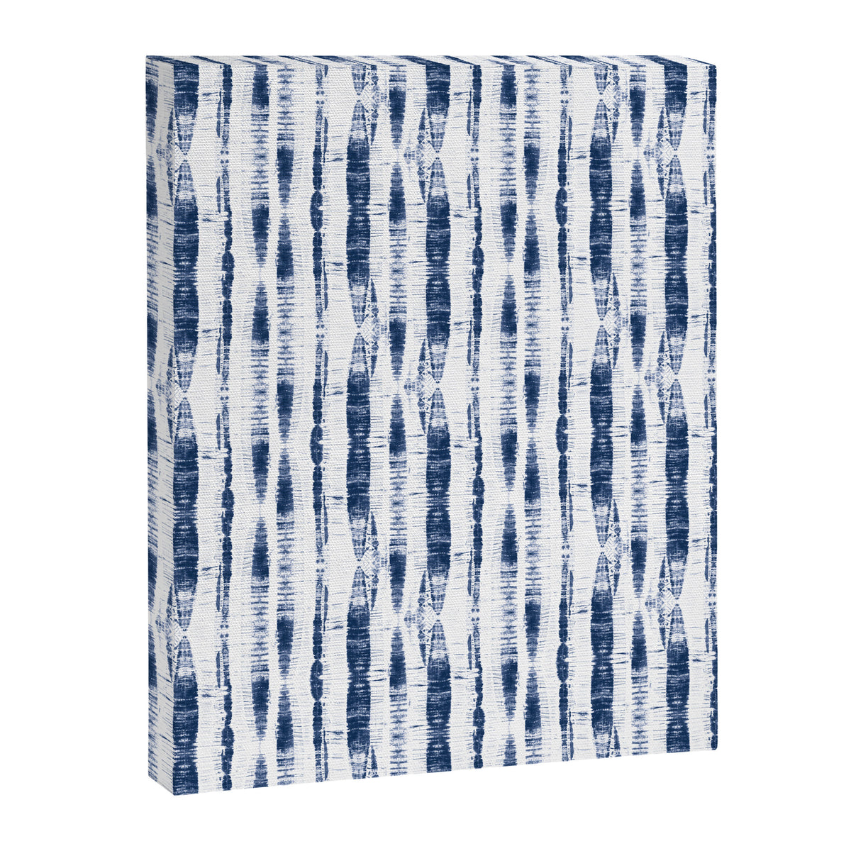 Shibori Stripes 2 Indigo Blue Canvas Print Gallery Image 8