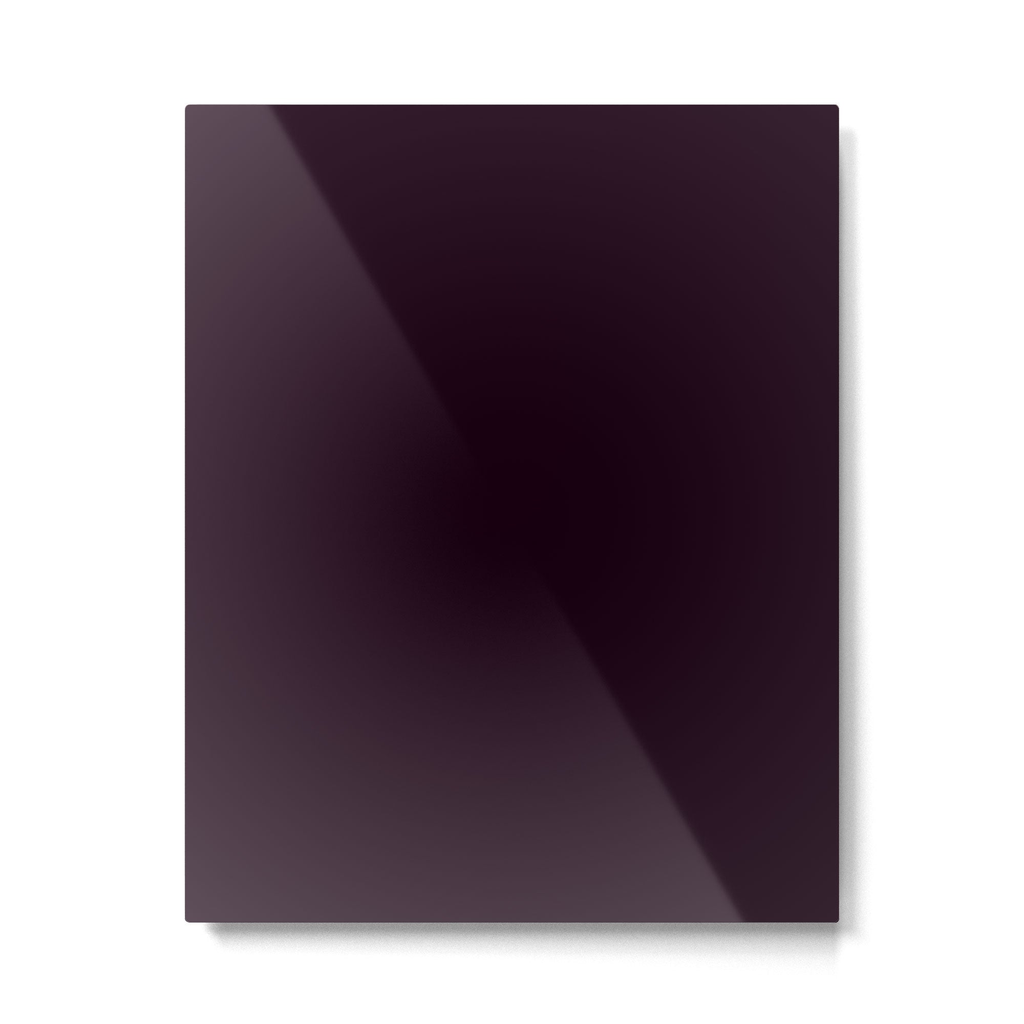 Simply Deep Eggplant Purple Metal Print Gallery Image 6