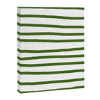 Simply Drawn Stripes in Jungle Green Canvas Print Gallery Image 8
