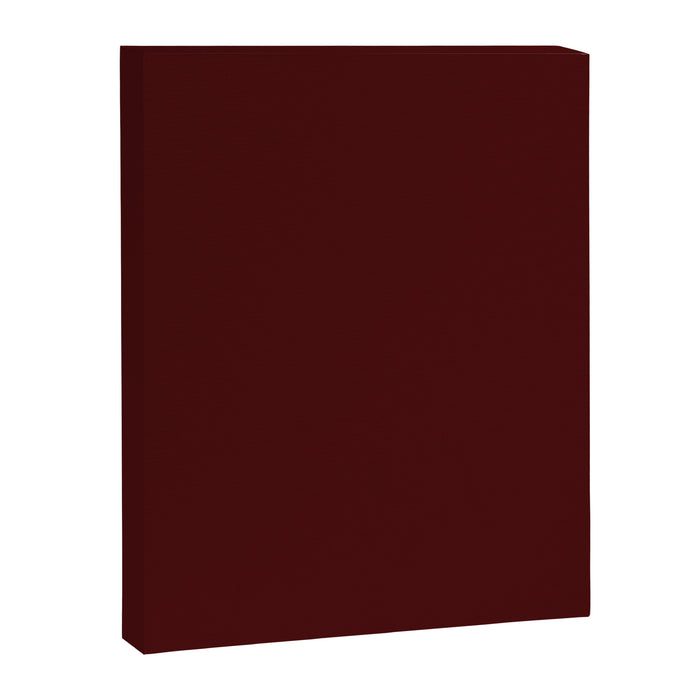 Simply Maroon Red Canvas Print Gallery Image 1