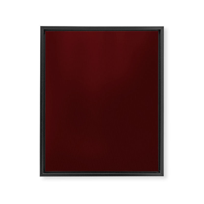 Simply Maroon Red Framed Canvas Print Gallery Image 8