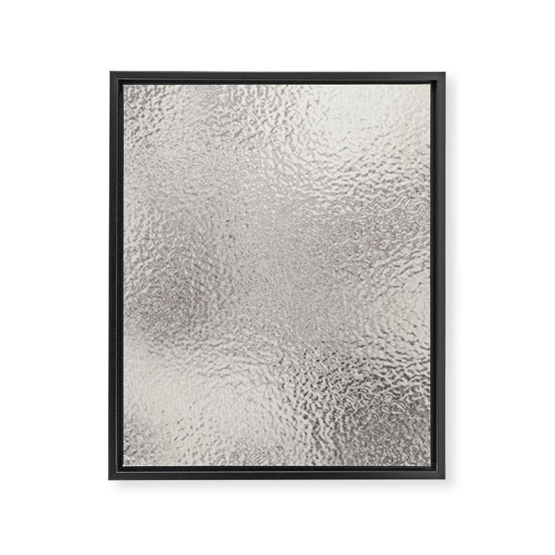 Simply Metallic in Silver Framed Canvas Print Gallery Image 8