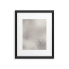 Simply Metallic in Silver Framed Art Print Gallery Image 6