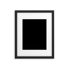 Simply Midnight Black Framed Art Print Gallery Image 6