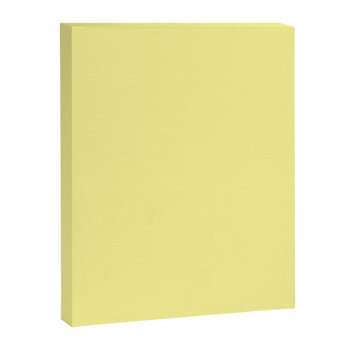 Simply Pastel Yellow Canvas Print Gallery Image 1
