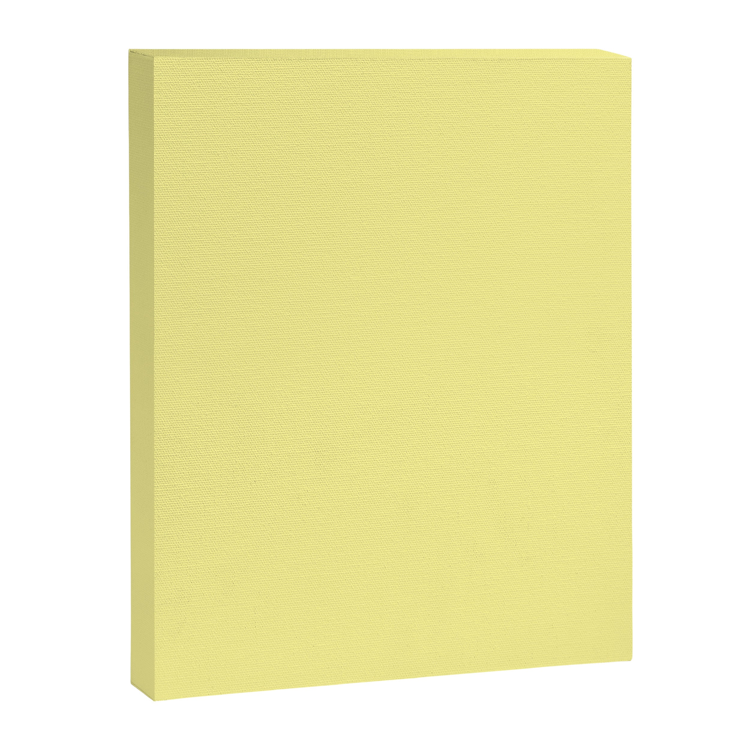 Simply Pastel Yellow Canvas Print Gallery Image 8