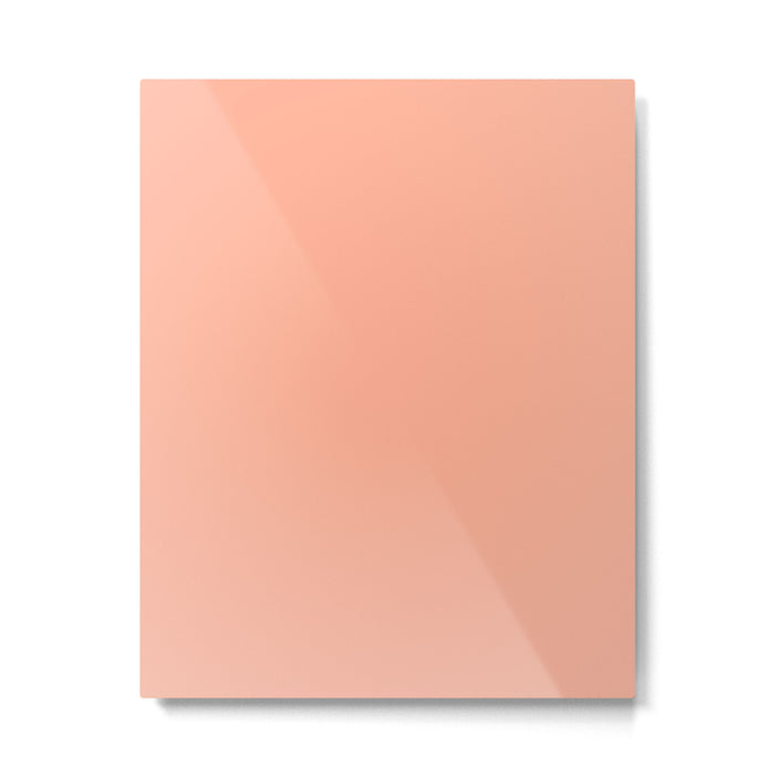 Simply Sweet Peach Coral Metal Print Gallery Image 1