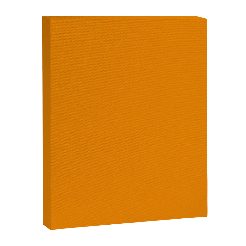 Simply Tangerine Orange Canvas Print Gallery Image 8