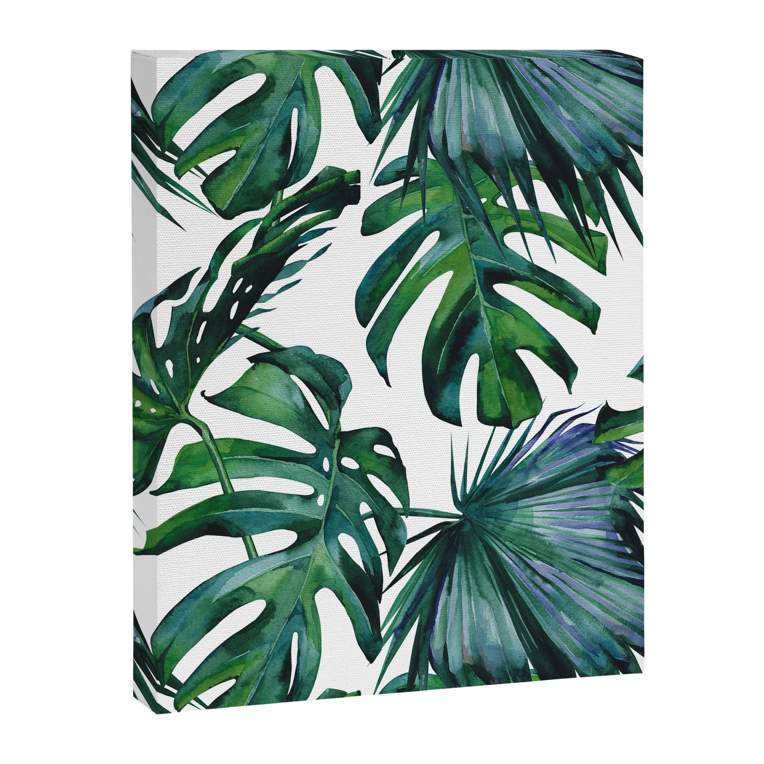 Tropical Palm Leaves Classic Canvas Print Gallery Image 8