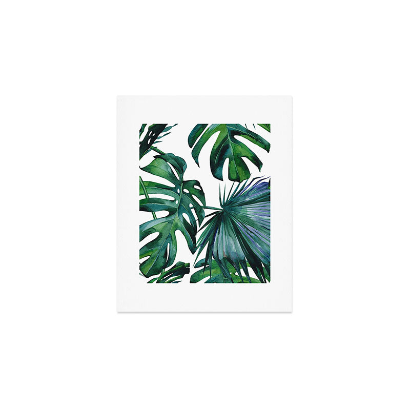 Tropical Palm Leaves Classic II Art Print Gallery Image 1