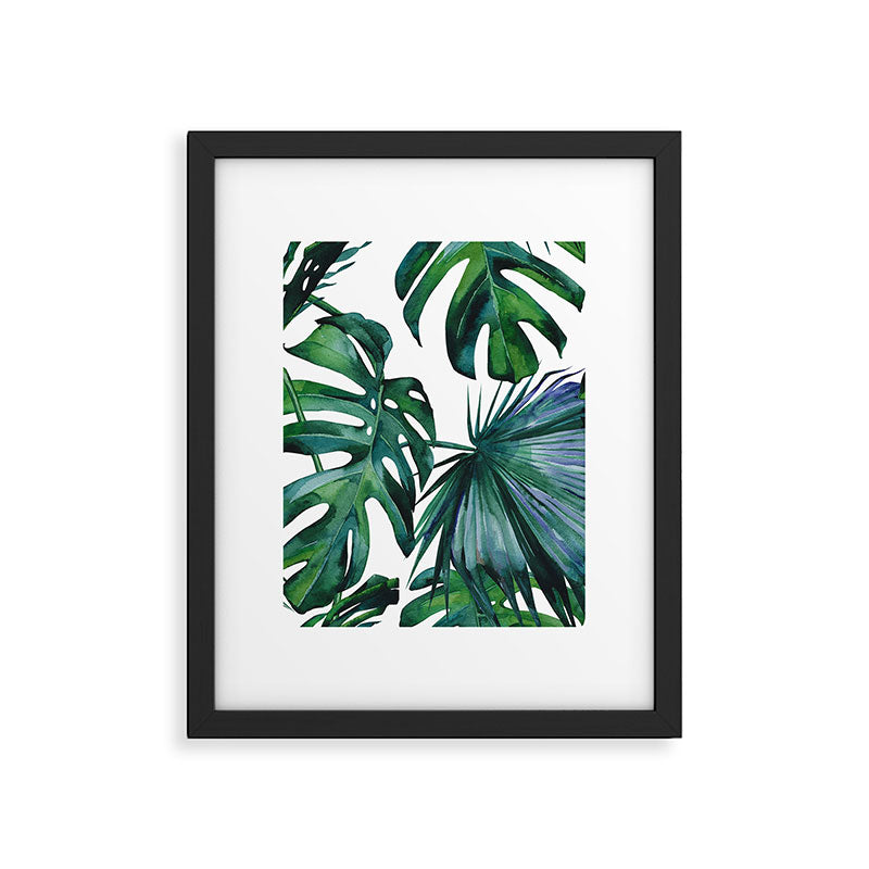 Tropical Palm Leaves Classic II Framed Art Print Gallery Image 5