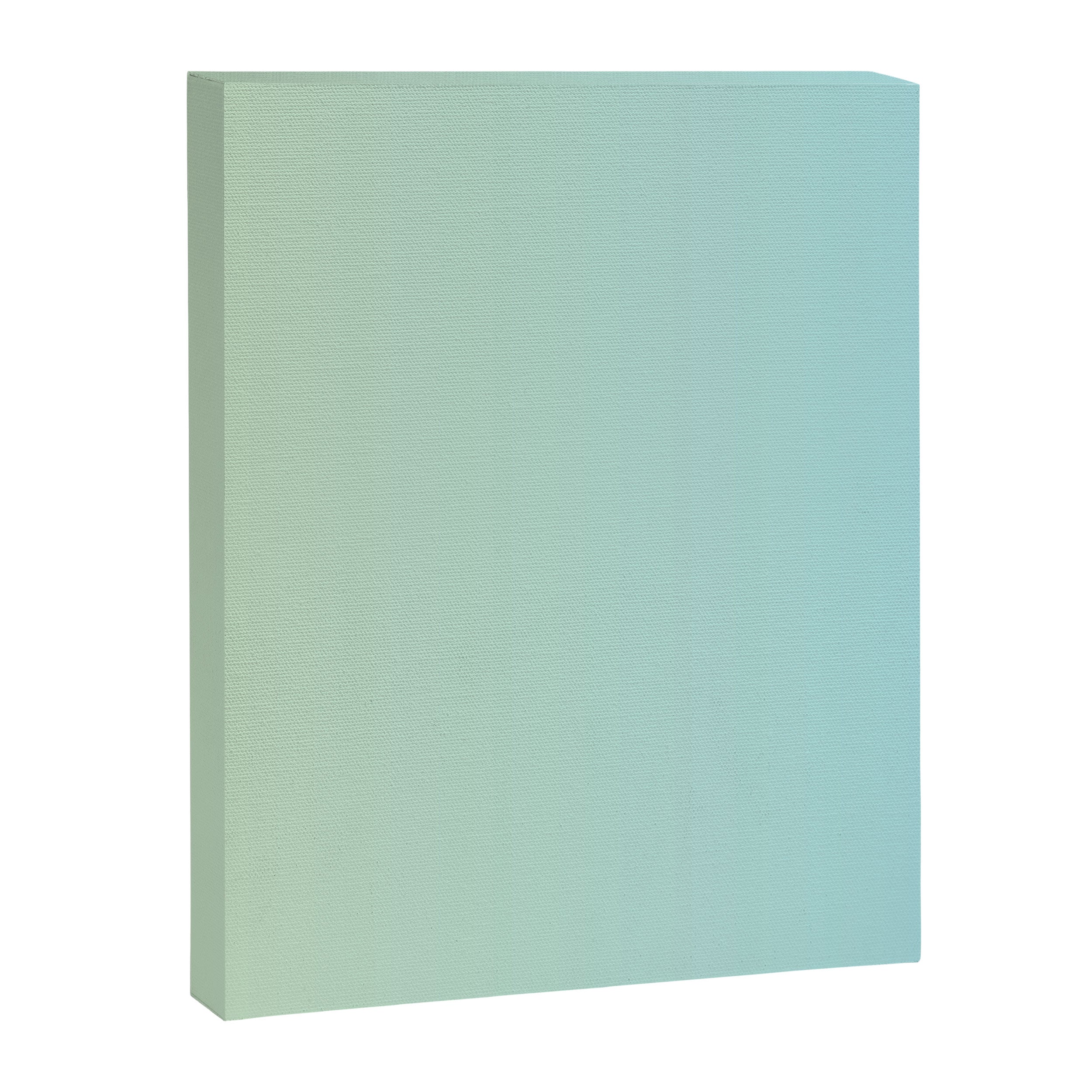 Turquoise Green Blue Gradient Canvas Print Gallery Image 3