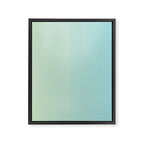 Turquoise Green Blue Gradient Framed Canvas Print Gallery Image 8