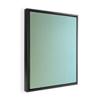 Turquoise Green Blue Gradient Framed Canvas Print Gallery Image 2