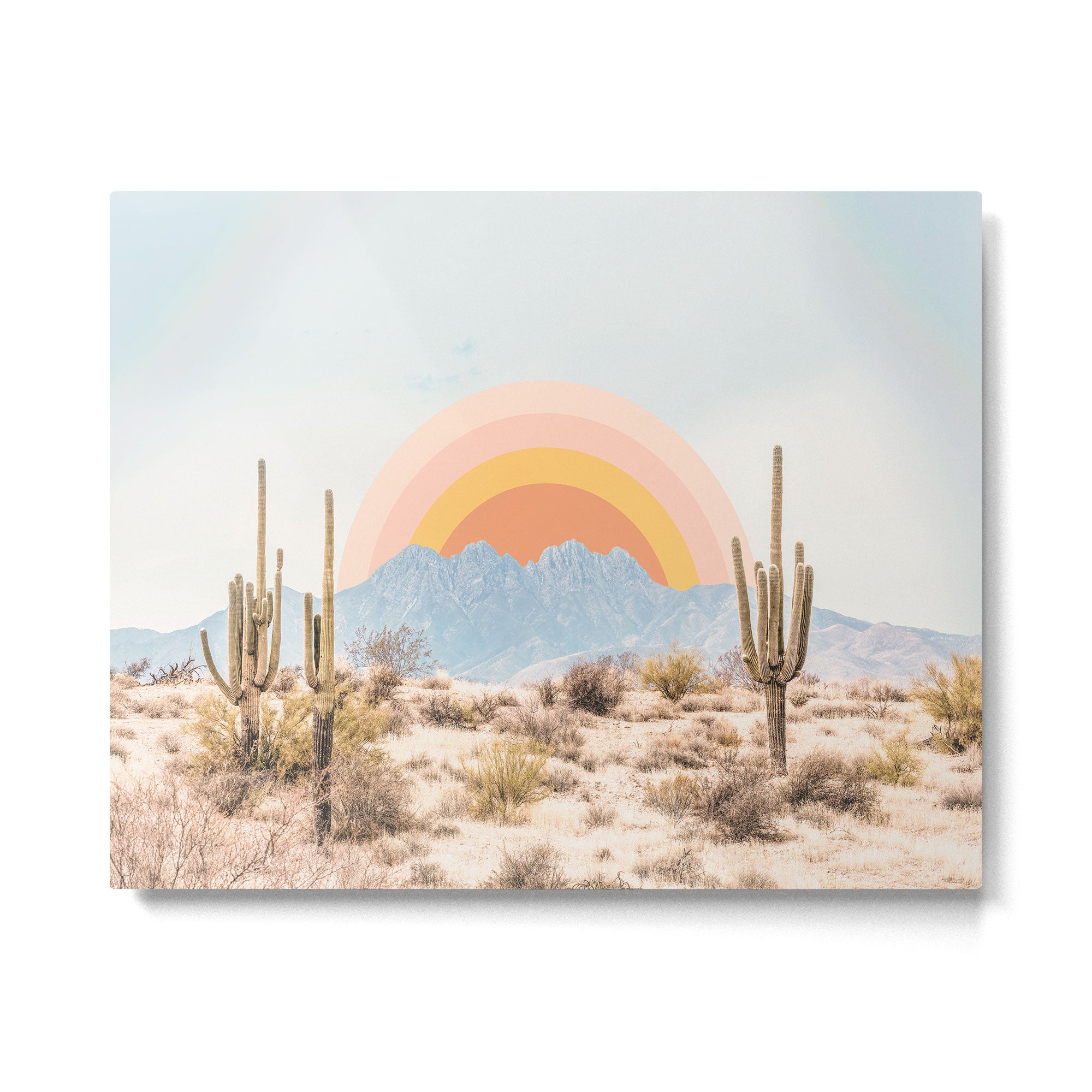 Arizona Sun rise Metal Print Gallery Image 4