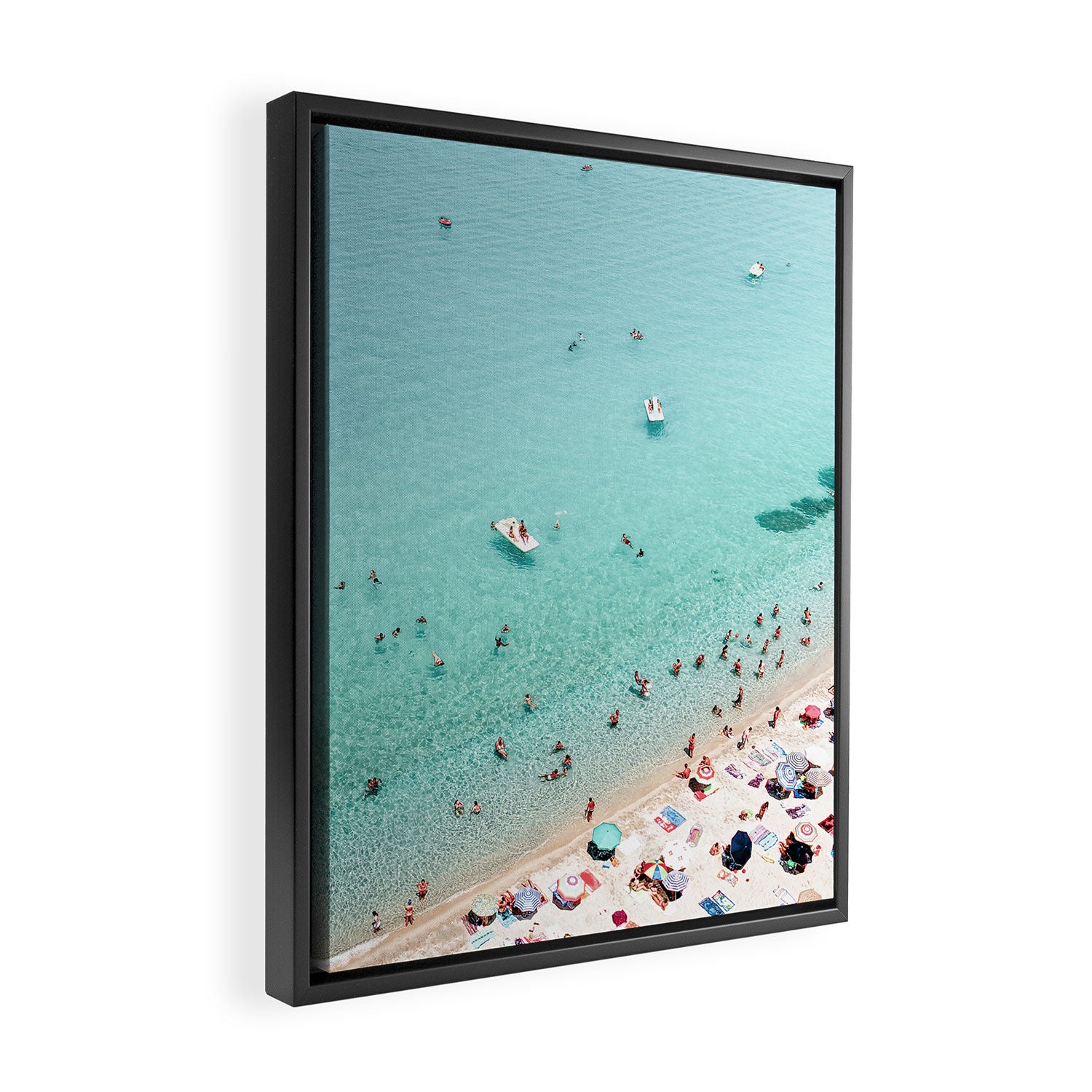 Beach Day Framed Canvas Print Gallery Image 2