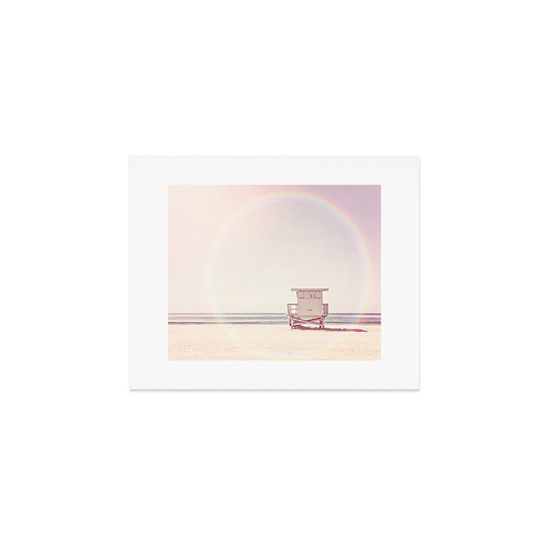 Beach hut Art Print Gallery Image 1