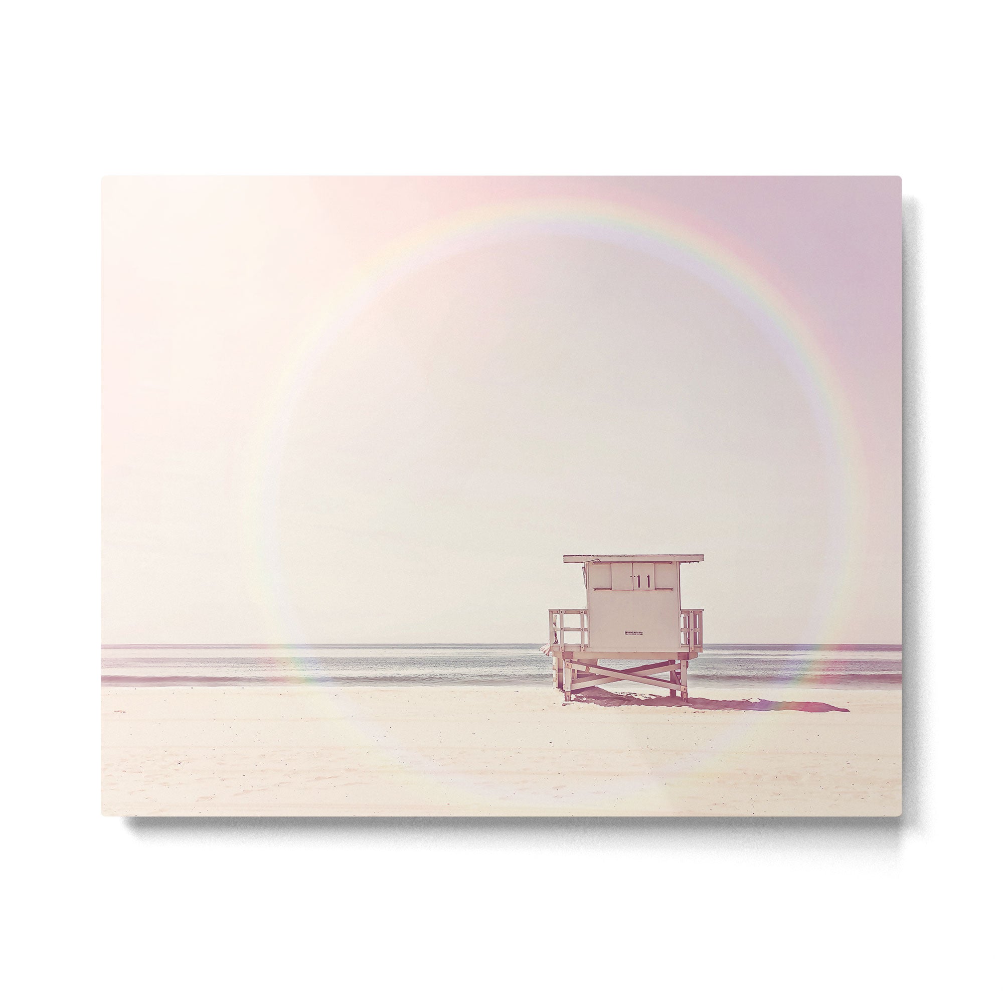 Beach hut Metal Print Gallery Image 4