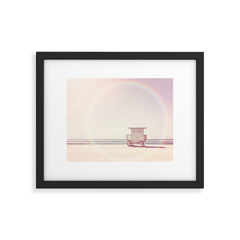 Beach hut Framed Art Print Gallery Image 5