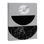 Black Half Circles Canvas Print Gallery Image 6