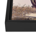 Blush Cactus Framed Canvas Print Gallery Image 3