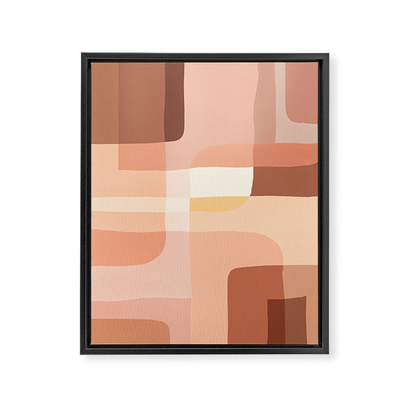 Blush Play Framed Canvas Print Gallery Image 6